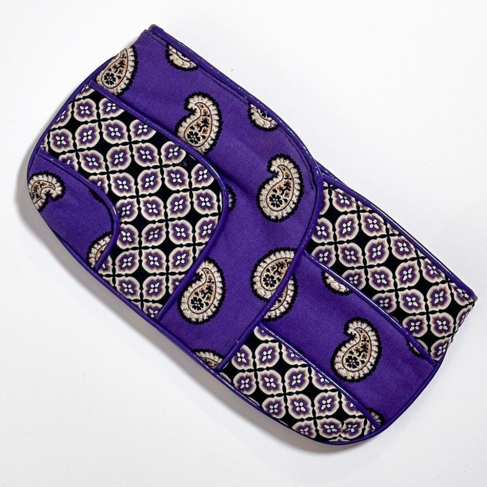 Vera Bradley Wristlet Wallet in Purple Paisley
